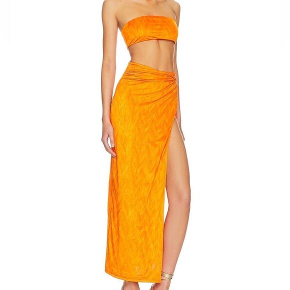 superdown Dresses & Skirts - superdown karolyna maxi skirt set in orange